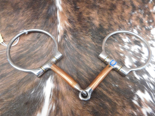 AHE SS Dee Ring Curved Snaffle