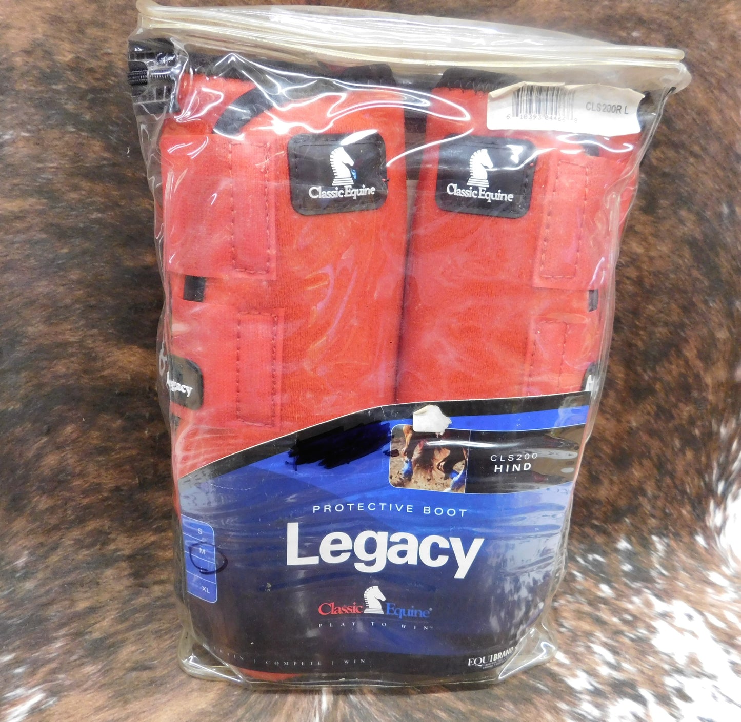 Classic Equine Legacy Hind Boots Red (Medium)