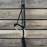 Lariat Mule Tape Halters- Black/White