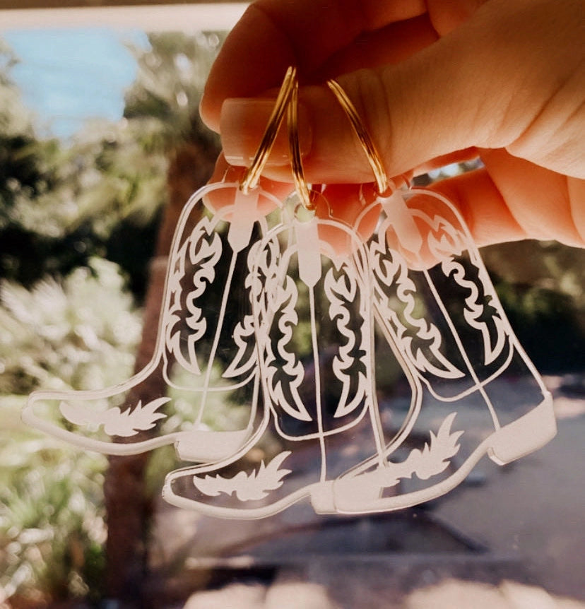 Cowboy Boot Key Chain